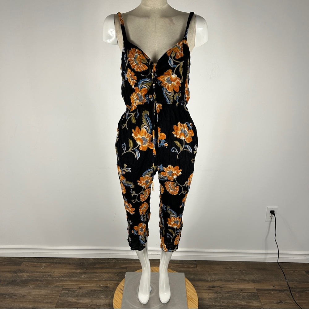 Patrons of Peace Black and Orange Jumpsuit